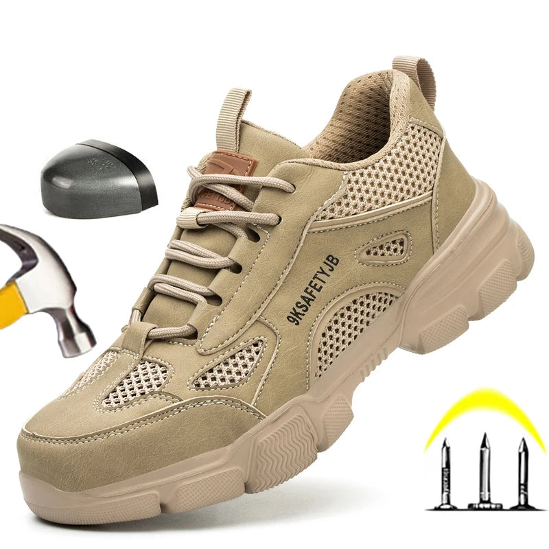New Unisex Safety Shoes Men Work Sneakers Indestructible Safety Boots Women Shoes Men Steel Toe Shoes Sport Style Hauptbild