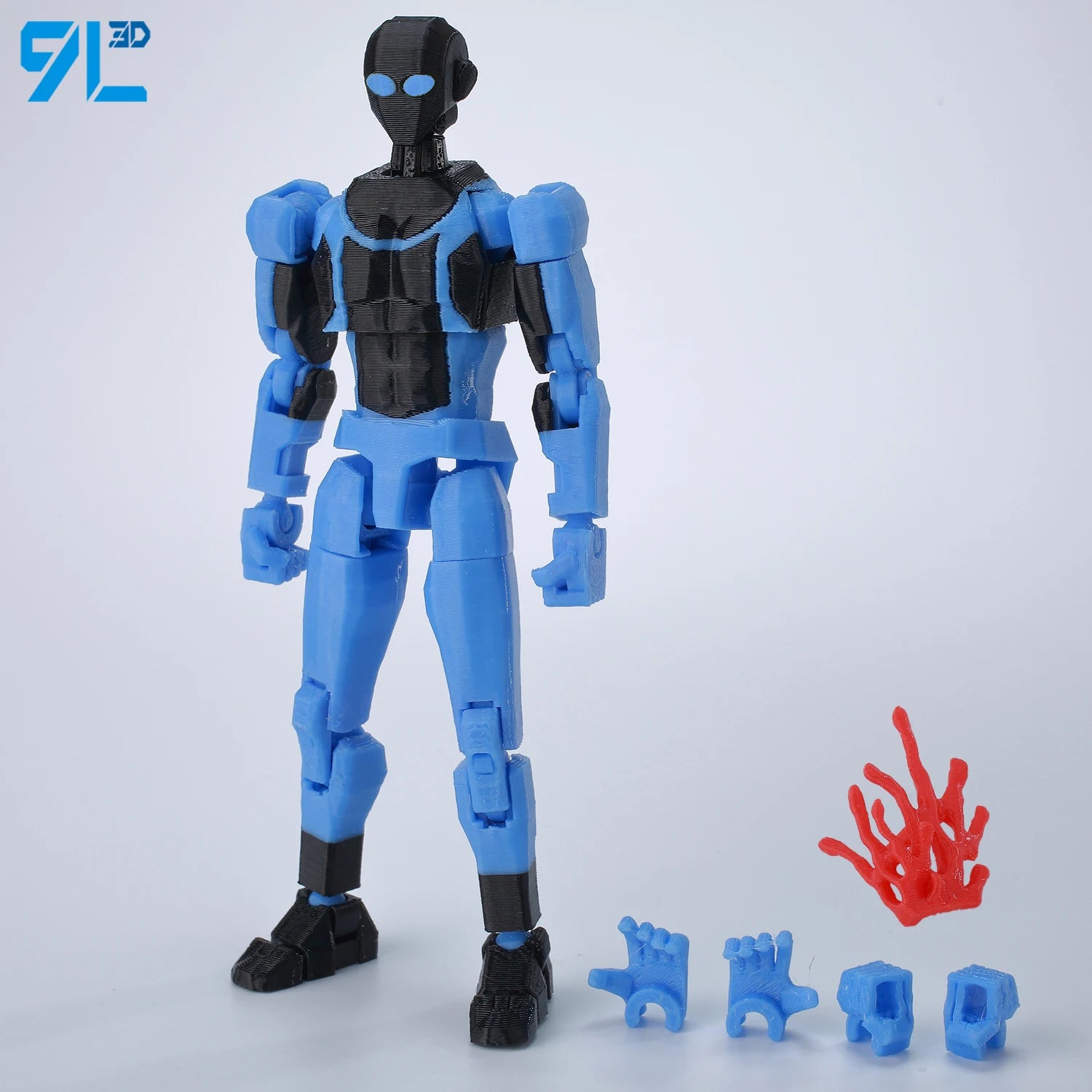 9L3D Gedruckte Deadpool Wolverine Batman Spider-Man Venom Actionfiguren Dummy13 Lucky13 T13 Anime Modell Spielzeug Sammlerstücke Geschenke