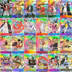 28 Stil DIY ONE PIECE CARD Game Luffy Sanji ACE Zoro Shanks Nami Teach Sabo Manga Alt Art SEC Englische Sammlung Anime Karten