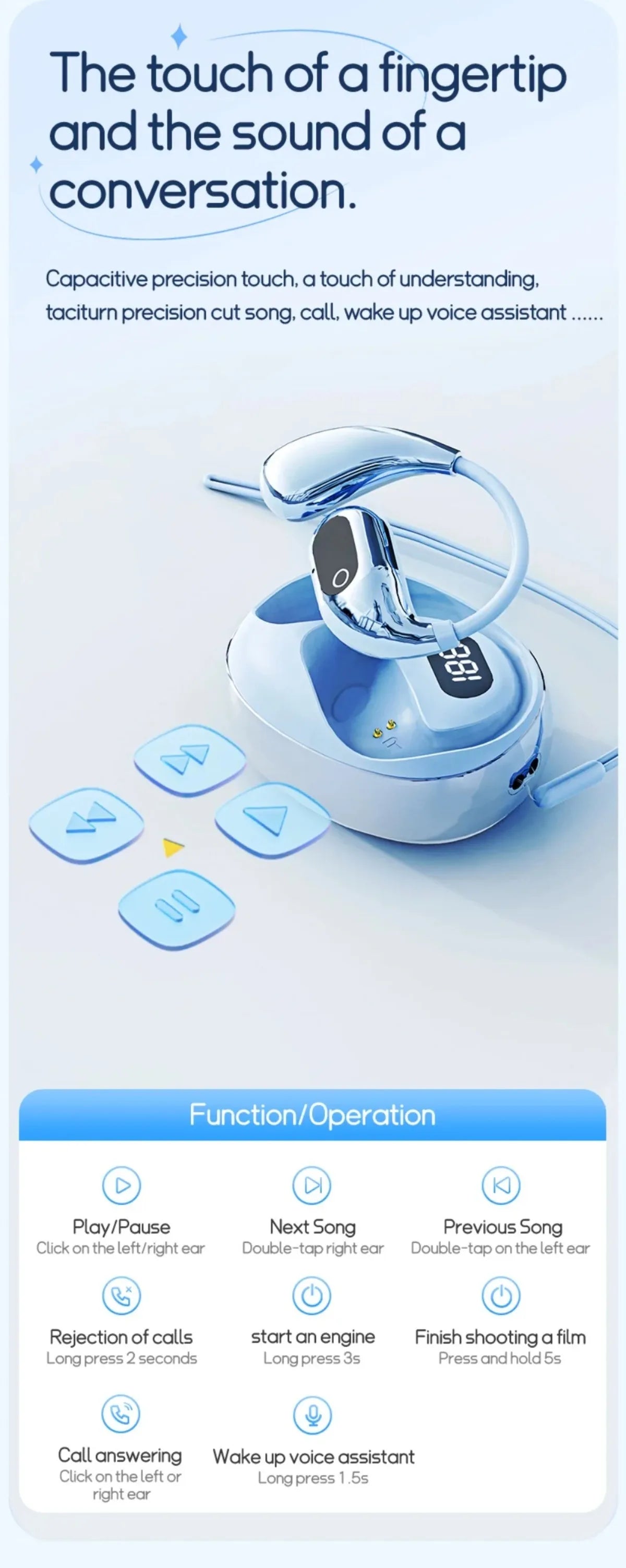 Echtzeit-Übersetzungs-Kopfhörer 144 Sprachen Übersetzer Kopfhörer Kabellose Bluetooth 5.4 Headsets für Business, Büro, Reisen