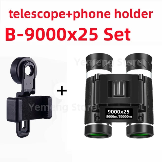 Leistungsstarkes Fern Fernglas Monokular Teleskop Faltbar Tragbar BAK4 FMC Optik Jumelles für Outdoor Camping Jagd Konzert