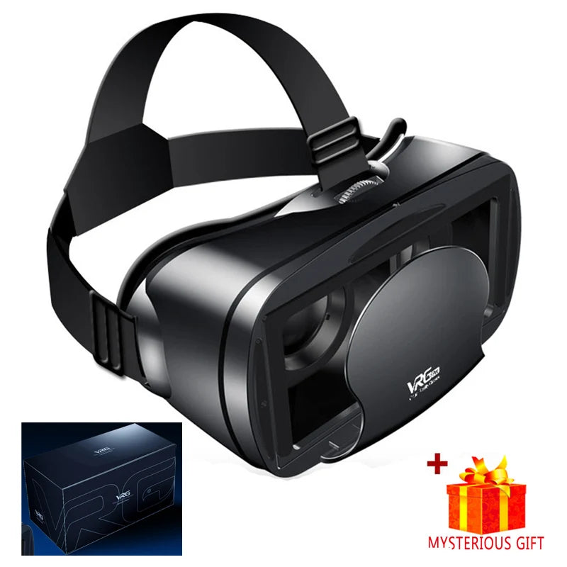 Virtual Reality 3D VR Headset Smart Glasses Helm für Smartphones Handy Mobile 7 Zoll Linsen Fernglas Brille Geräte