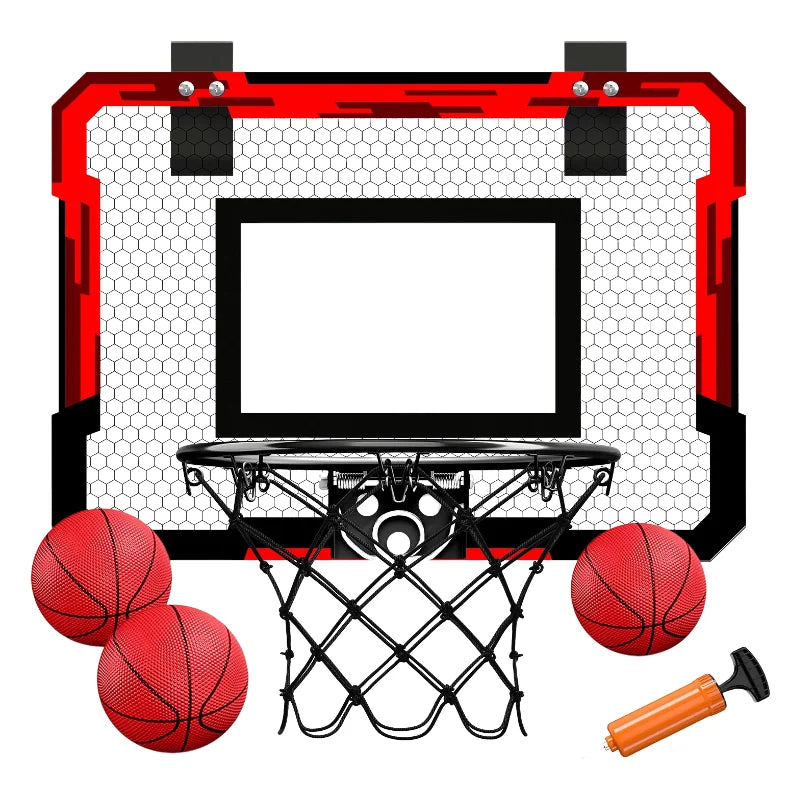 Ring Basketballkorb Wandmontiertes Indoor-Trainings-Kinder-Basketballspielzeug Mini-Basketballkorb-Set für Kinder-Outdoor-Spiele