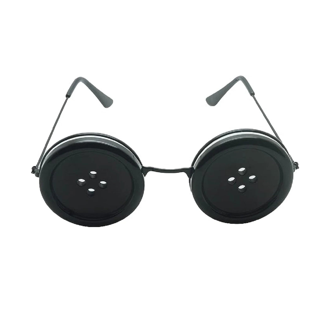 1PC/2PC Coraline Knöpfe Augen Brille Halloween Cosplay Brillen Requisiten Neuheit Lustige Brillen für Other Mother Kostüm Zubehör