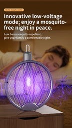 Faltbare elektrische Mückenklatsche 3-in-1 elektrische Mückenlampe wiederaufladbare Wand-Mückenklatsche