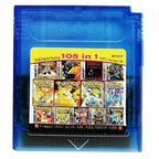 GBC Game Combo Pokémon Serie 61in1 108in1 Game Videospielkassette Karte, englische Version für GBC/GBA/SP/GBM