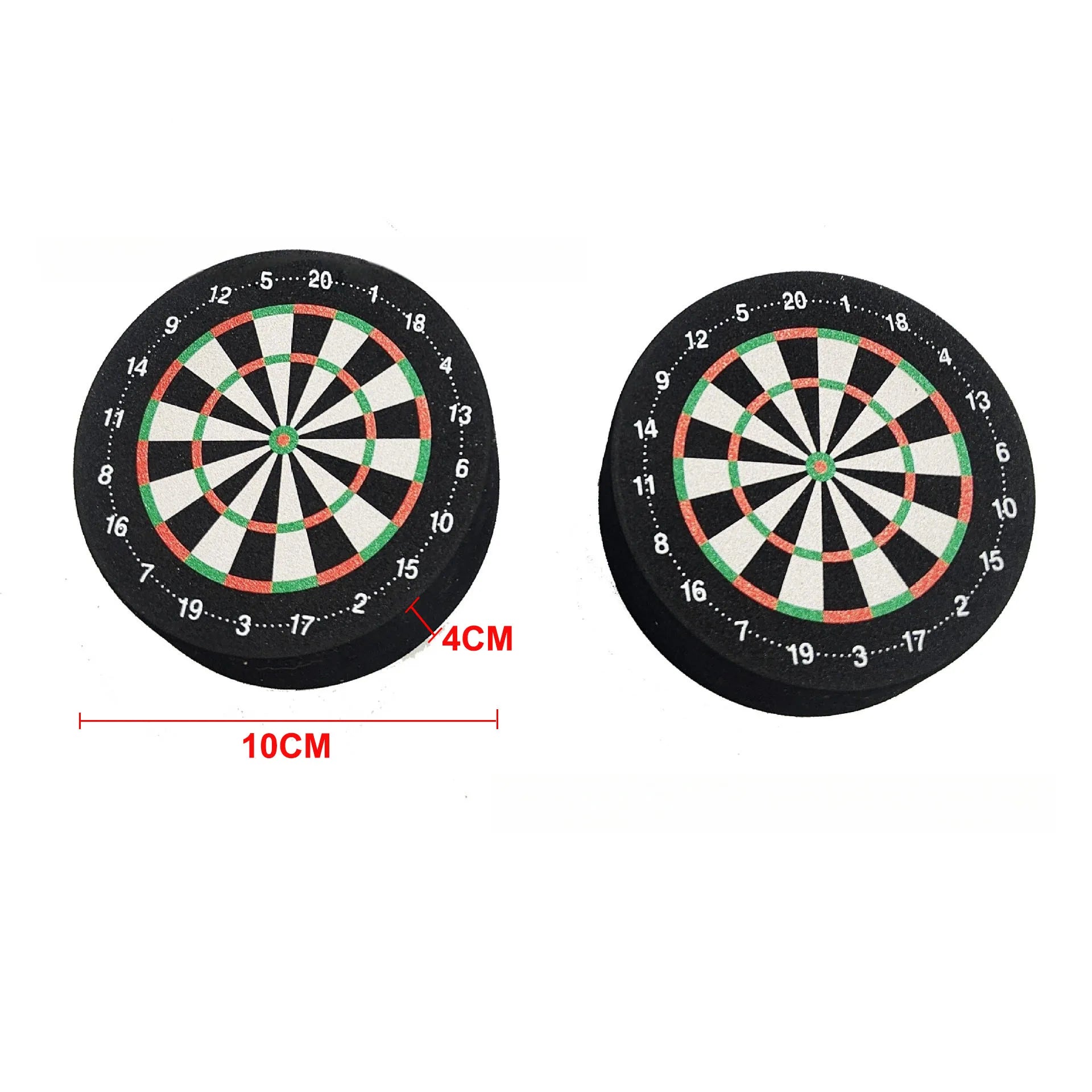 10cm Mini Dart Dock - EVA Schaumstoff Dart Halter & Basisstation mit doppelseitigem Dartboard-Design, weicher Standfuß für Heim- & Partyspiele Zweitbild