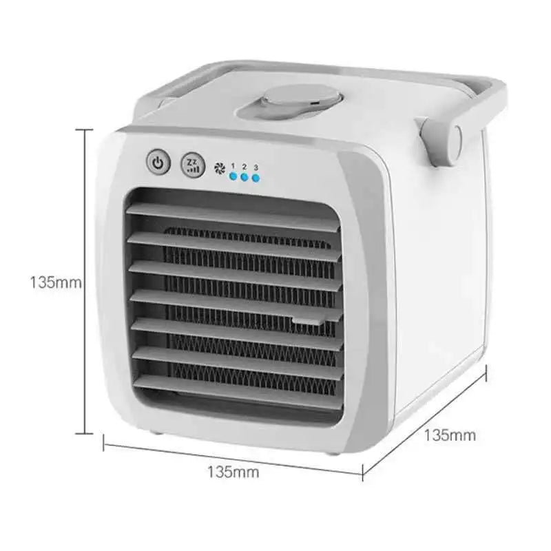 Tragbare Klimaanlage Persönlicher Luftkühler USB Persönlicher Desktop-Kühler Mini-Luftbefeuchter-Ventilator für den Schreibtisch