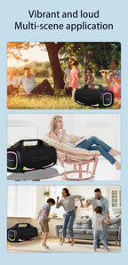 ZEALOT S79 Bluetooth-Lautsprecher 100W Tragbarer Subwoofer HiFi Dual Pairing Schnellladung 24000mAh Akku