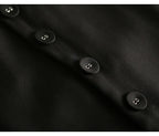 #0709 Frühling Herbst Anzugweste Damen Ärmellose Jacke Kurze Büroweste Mantel Schlanke Einreihige Weste Weiblich Schwarz