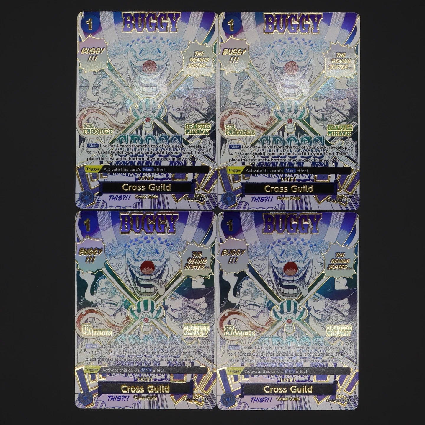 One Piece TCG OPCG English Manga Event Card Set Gear 2 DDM GGG Ground Death Frighten Me OP09 OP10 OP11 OP12 OP14 Goldprägung