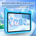 Neue 7 Zoll 5G WiFi Kinder-Tablets Quad Core 4GB RAM 64GB ROM Dual Kameras Android 13.0 Lern-Tablet PC 4000mAh