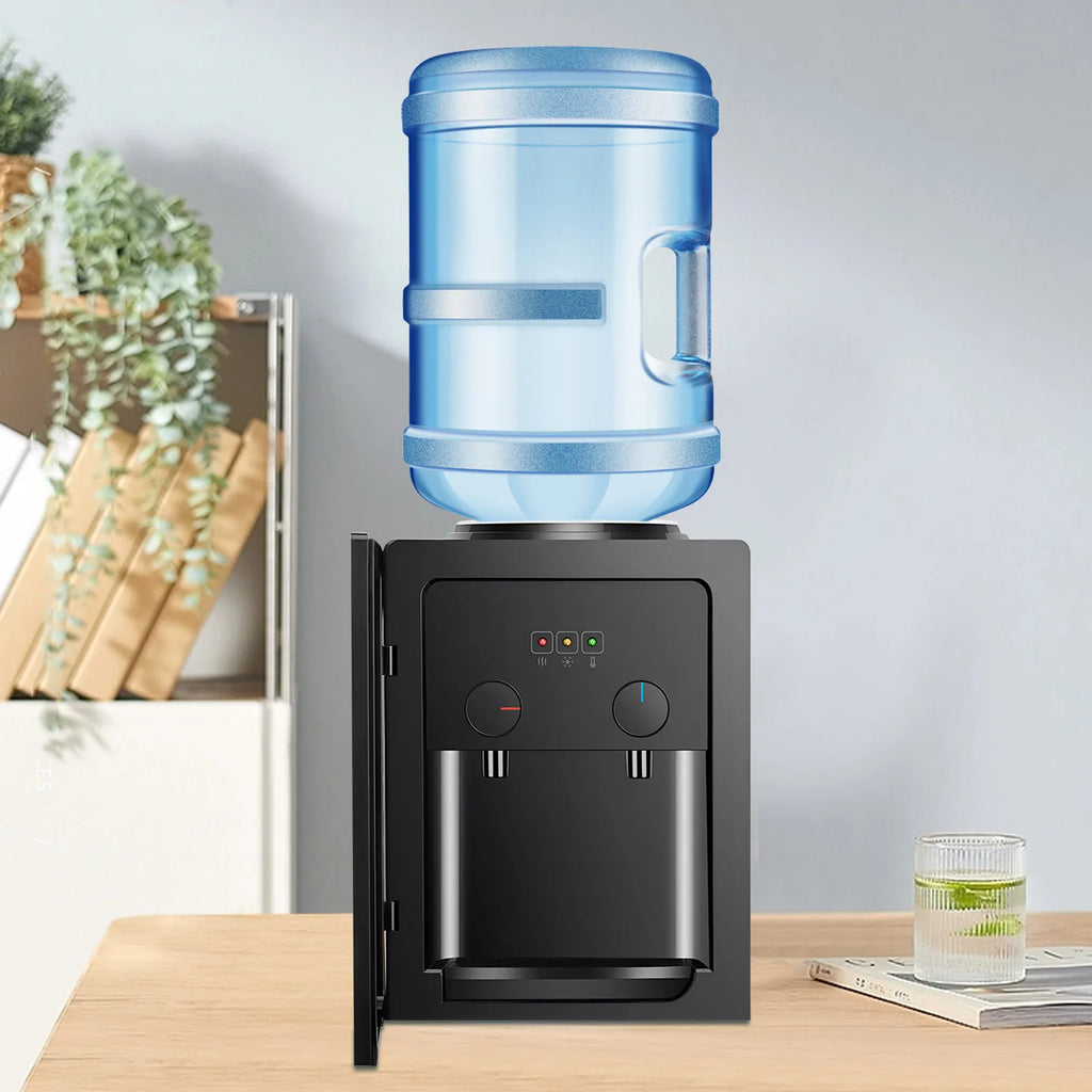 550W Tisch-Wasserspender Edelstahl-Innenbehälter PP-Material 270x235x370mm 3kg Schnelles Heizen & Kühlen Dual-Use Wasserspender