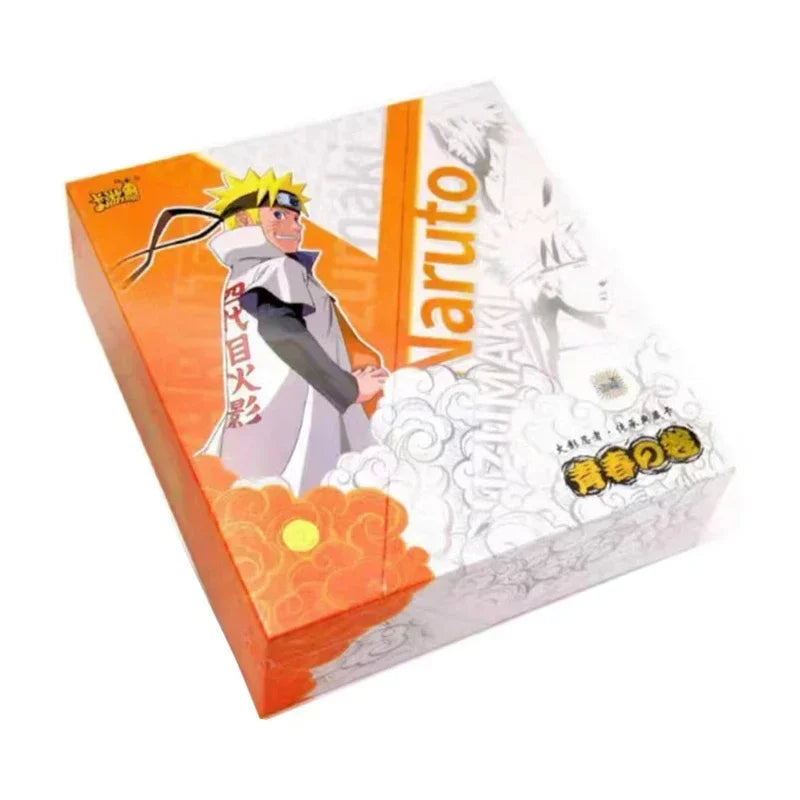 KAYOU Original Naruto-Kartenbox Anime-Figurenkarten-Boosterpack Sasuke-Sammelkarten-Spielzeug Weihnachtsgeburtstagsgeschenk für Kinder