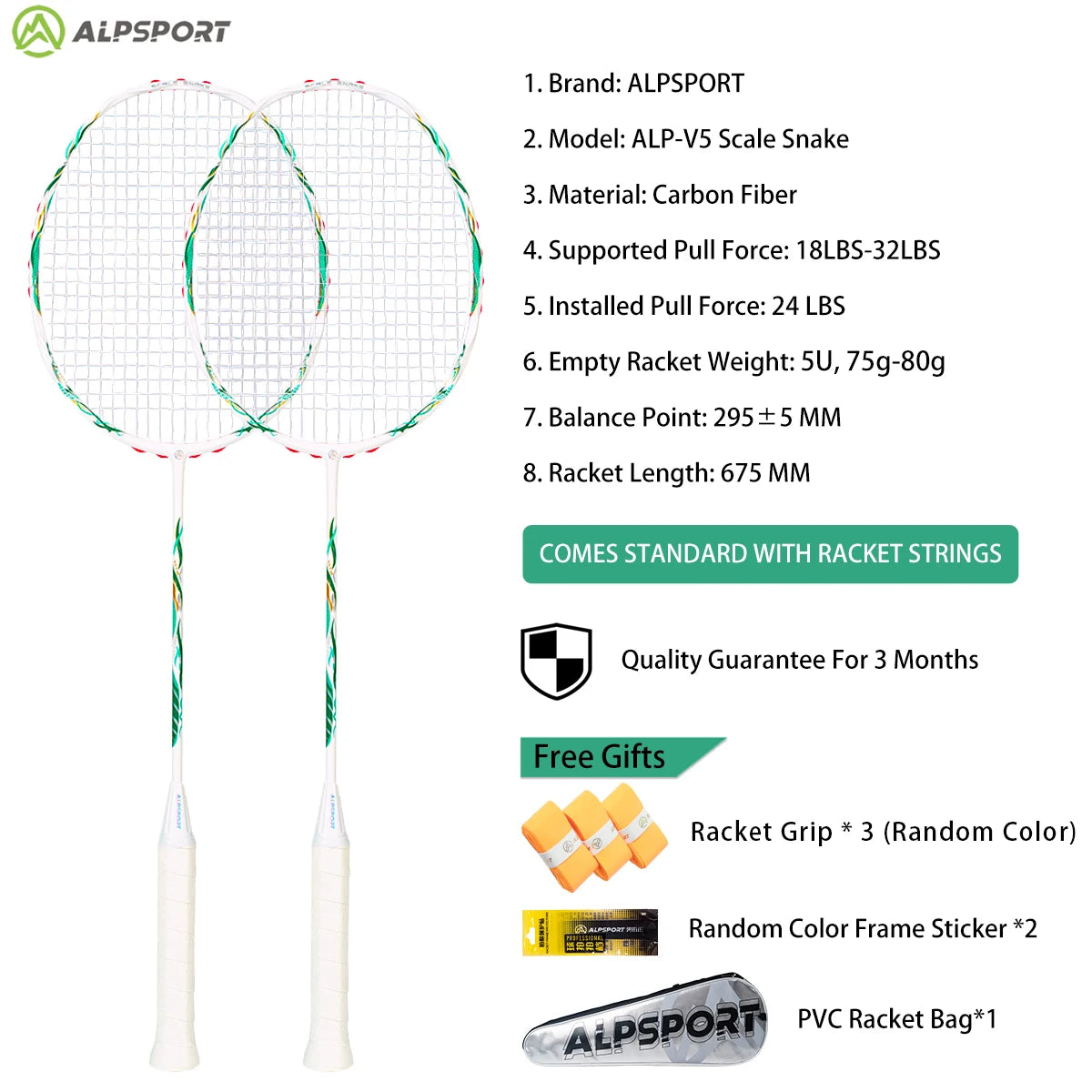 ALP ZJ2.0 Pro 4U 85g 100% Carbonfaser + Titanlegierung Badmintonschläger Ultraleichte Sportausrüstung Schläger Badmintontraining
