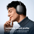 hoco Over-Ear Bluetooth 5.4 Kopfhörer Sport Kabellose Ohrhörer Headsets mit Mikrofon für Telefonate Stoff-Ohrpolster