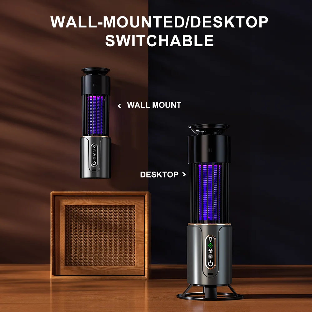 Mückenkillerlampe Insektenfalle Campinglicht USB Ladezeitsteuerung Elektrische Mückenklatsche Outdoor-Insektenvernichter Repellent
