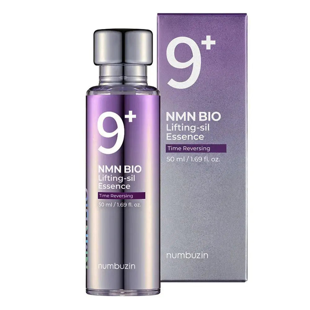 Korea Numbuzin NO.9 NAD+ BIO Skincare Set - Lifting-sil Full Face Mask, NMN BIO Time Reversing Essence, Retinol Eye Cream