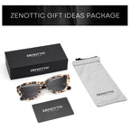 ZENOTTIC Polarisierte Sonnenbrille Damen Cat-Eye: Trendige Cateye Sonnenbrille für Damen - Süße Sonnenbrille UV400 Schutz