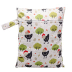 Wasserdichte Wickeltasche Windeltasche Mama Baby Umstandstasche Waschbare Reißverschluss Windel-Organizer Trockenbeutel Reisetragetasche 30x40cm