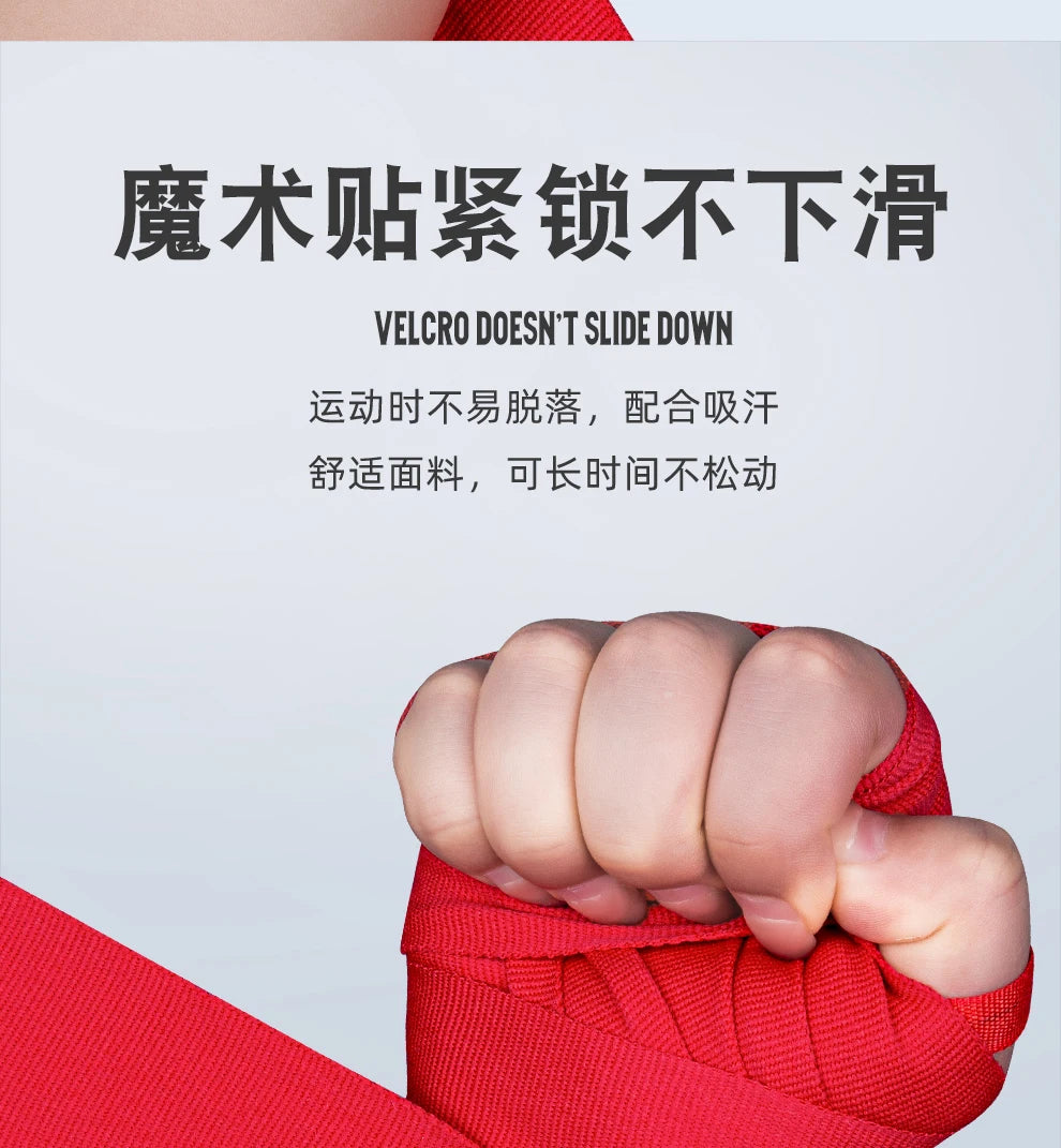3/5M Boxbandagen Baumwolle Elastische Handschützer Handgelenkbandage Handband Verband Fitness Sanda Muay Thai Karate Sport Faustbandage