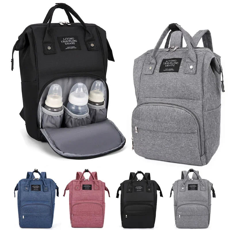 Wickelrucksack Windeltasche Mama Große Kapazität Taschen Mama Baby Multifunktionale Wasserdichte Outdoor Reise Windeltaschen für die Babypflege