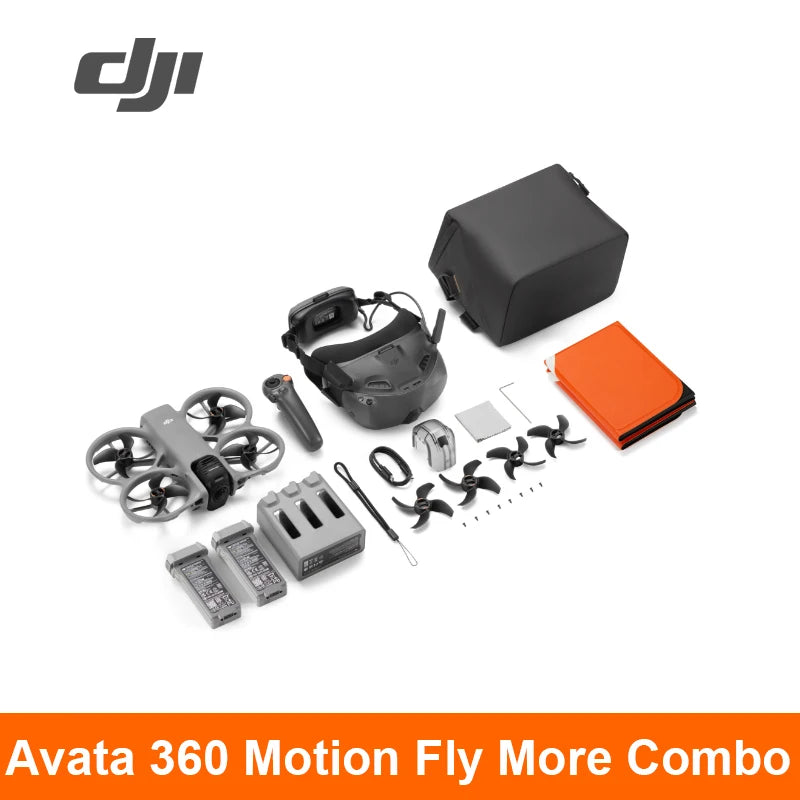 DJI Avata 360 360° Panorama Drohne 8K HDR Video 1-Zoll-Sensor Omnidirektionale Hindernisvermeidung FPV RC Drohne Avata 360