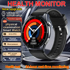 2026 Neue Smartwatch NFC EKG+PPG Blutsauerstoff Harnsäure Blutdruck Saphir Smartwatch Herren für Android iOS Smartwatch Herren