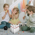 Kinder Bowling Set Familie Indoor Ball Partyspiel Sportspielzeug Bälle Pins Bowling Spielzeug Plastik Lustiges Bowling Set Kinderspiel TMZ