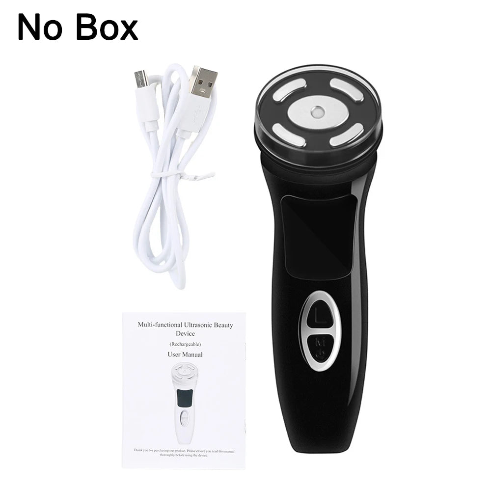 MINI HIFU 4. Generation Lifting-Gerät EMS Warmes Ultraschall-Gesichts-Augenmassage-Instrument Hautfestigende Heimgebrauchs-Spa-Schönheitsgeräte
