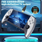 SF3500 Retro Handheld Videospielkonsole Linux System 5,0 Zoll 854*480 IPS Bildschirm 3000mAh Tragbarer Pocket Video Player Spiele