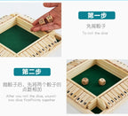 Holzwürfel-Brettspiel Shut The Box für 4 Spieler Klappen & Würfel Spiel Eltern-Kind Interaktion Familienunterhaltung