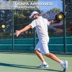 Pickleball-Schläger-Set – Graphit-Carbonfaser, USAPA-zugelassenes, leichtes Schläger-Set für Training im Innen- und Außenbereich für jedes Alter