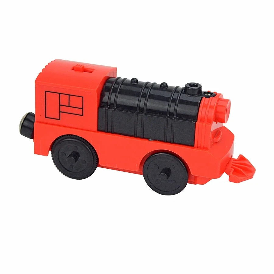 Lokomotive Magnetische Auto Elektrische Eisenbahn Spielzeug Passt Alle Marken Biro Holz Diecast Slot Eisenbahn Schienenbahn Lernspielzeug Für Kinder