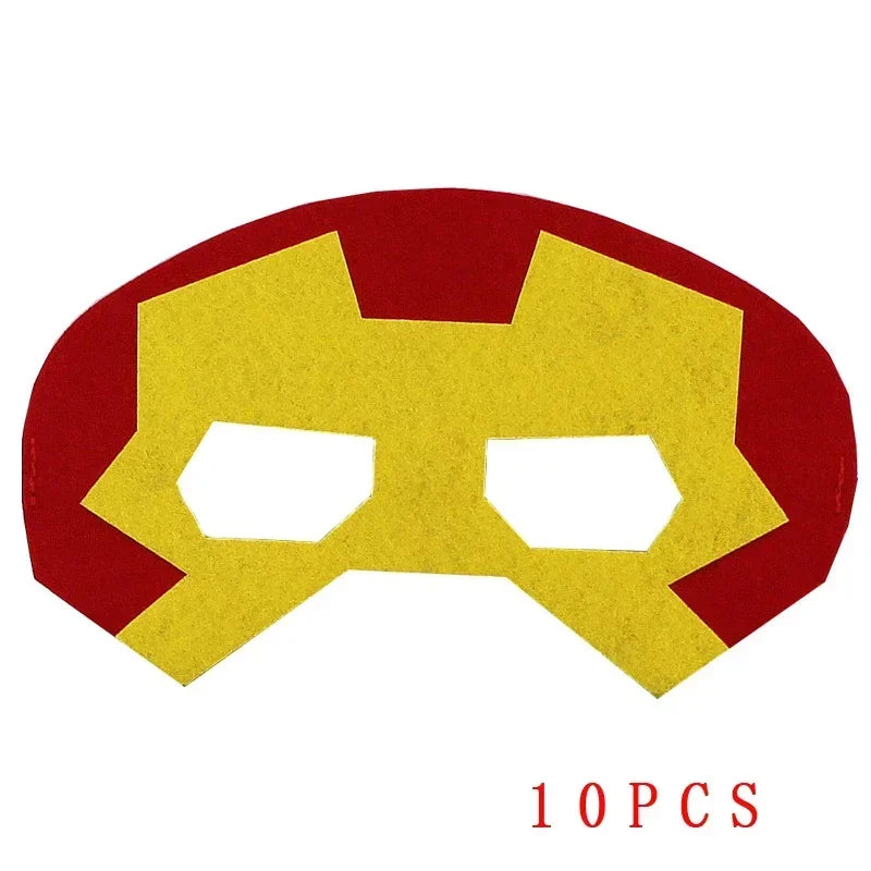 32/28/10 Stück/Los Superheldenmaske Cosplay Weihnachten Halloween Kinder Erwachsene Karneval Party Requisiten Kindergeburtstag Filz Maskerade