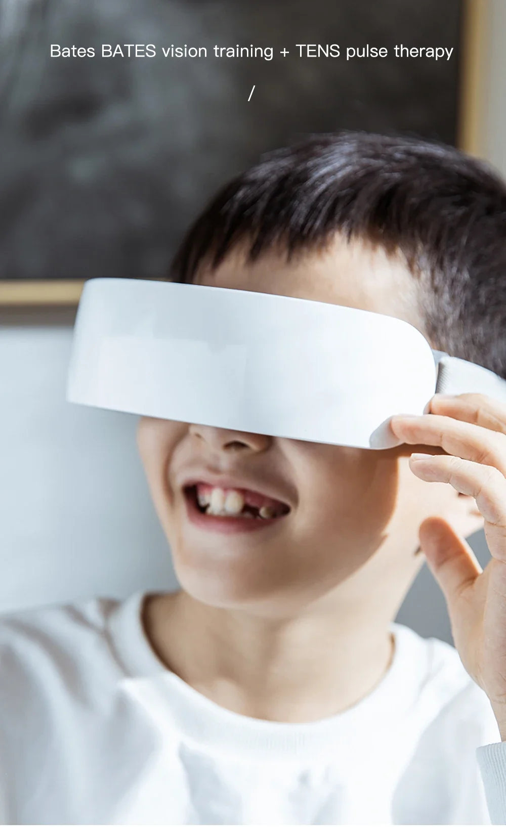 Visionswiederherstellungs-Augenmassagegerät Grünes Licht Vision Recovery Trainingsinstrument EMS Akupressur Augenschutz Wiederherstellung Kurzsichtigkeit Kind