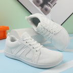 FANCYLEE Klassische Damen GAT Barfuß-Sneaker Retro Wildleder Minimalistische Walkingschuhe Weite Passform Zero Drop Freizeitschuhe Größe 36-41