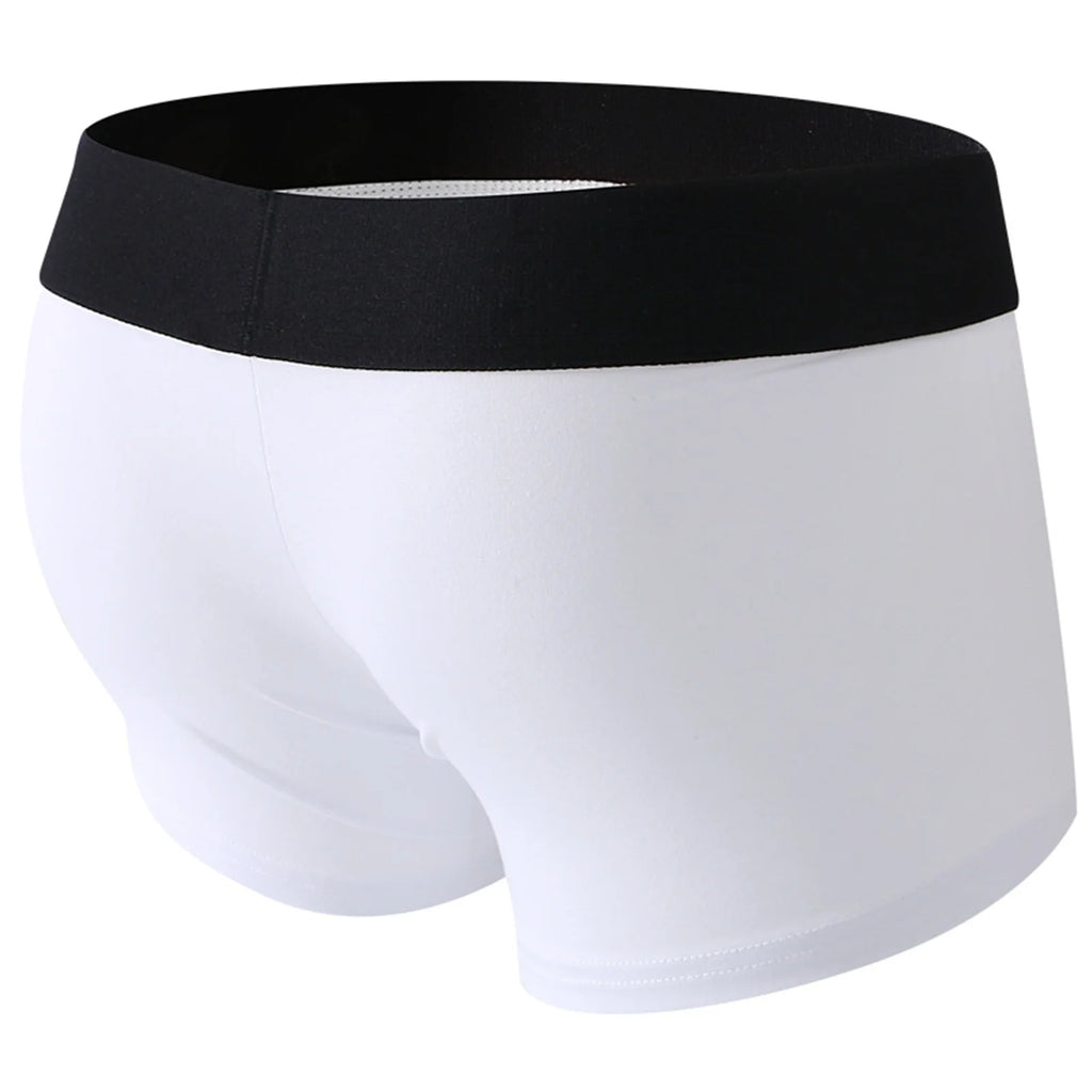 CLEVER-MENMODE Herrenunterhose mit offenem Penisbeutel, Loch, Boxershorts, Cockring, Slip, Baumwollunterwäsche, Boxershorts hombre