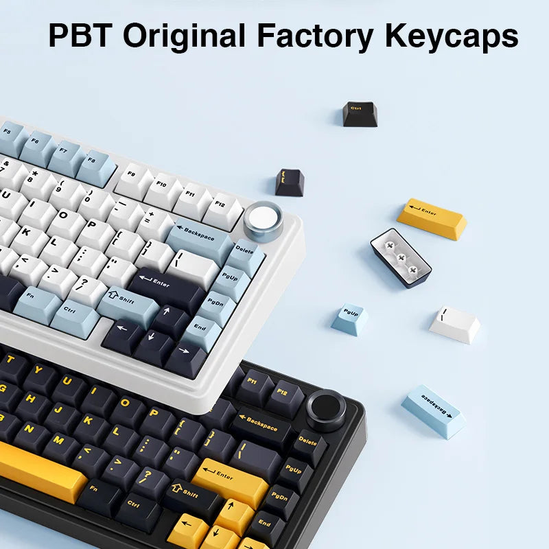 AULA F75 2.4G Kabellos/Bluetooth/Kabelgebunden Gaming Mechanische Tastatur RGB Angepasstes 75% Layout OEM Profil Gasket Struktur