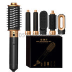 6-in-1 Haartrocknerbürste Heißkamm-Set Professioneller Lockenstab Haarglätter Styling-Tool Luft-Styling Haartrockner Haushaltsgerät