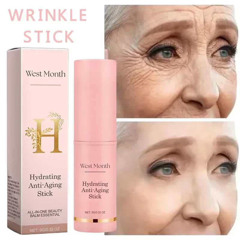 Kollagen Anti-Falten Multi Bounce Balsam Stift Sofortige Anti-Aging Straffung Anhebung Aufhellung Mattierende Gesichtshaut Feuchtigkeitspflege Kosmetik