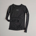 Damen Outdoor Sportshirt Yoga Wear Fitness T-Shirt Laufshirt Workout Oberteile T-Shirt Damen Sportbekleidung Trainingskleidung Fitnessstudio