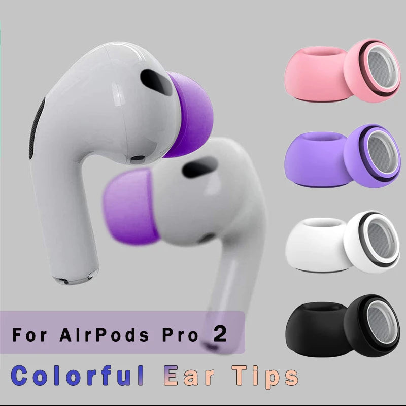 For Apple AirPods Pro 2 Ear Tips Earbuds Cover Silicone Replacement Tips Air pod Earplugs Earpads Pads Headphones Case Accessory Hauptbild