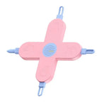 Infant Ohren- Nasen- Nabel-Reinigungswerkzeug Kinder Sicherheit Ohrenschmalzentferner Nabelreiniger Nasenhöhlenpflegezubehör 4-in-1 Baby Pflege Gadget