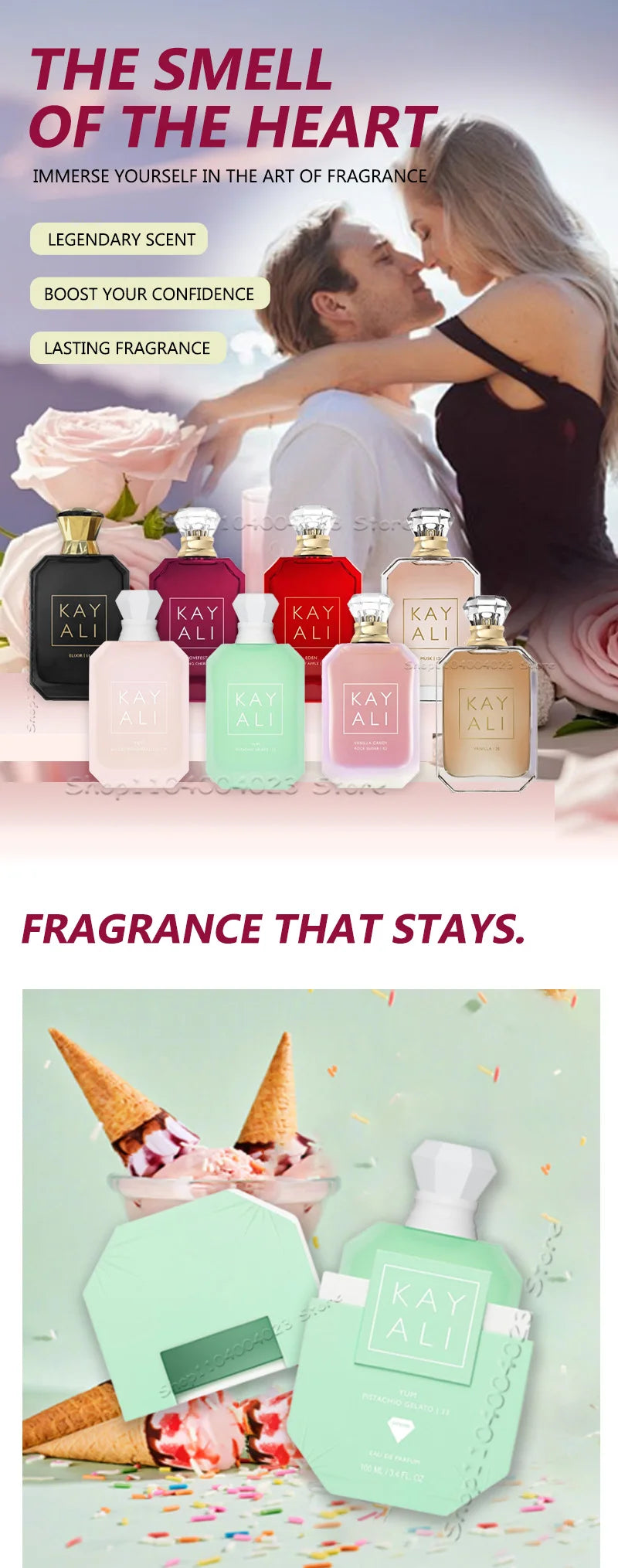 KAYALI 100ml EDP Intense Spray - Süß fruchtig-blumiger & warm holziger Unisex-Duft | Langanhaltender, selbstbewusstseinsstärkender Duft