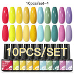 10/12PCS/SET Katze Magnetisches Gel Nagellack Set 9D Reflektierendes Glitzer Gel Halbpermanentes UV Gel Soak Off Funkelndes Nagelkunst Kits