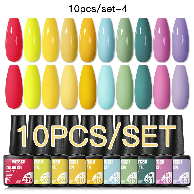 10/12PCS/SET Katze Magnetisches Gel Nagellack Set 9D Reflektierendes Glitzer Gel Halbpermanentes UV Gel Soak Off Funkelndes Nagelkunst Kits