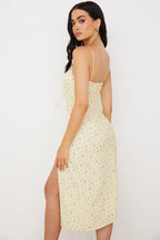 Damen elegantes geblümtes Bodycon Strandkleid Streetwear langes Kleid 2024 Sommerkleidung Großhandel für Unternehmen
