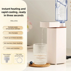 2000W Sofort-Heißwasserspender, 3-Sekunden-Schnellerhitzung, kompatibel mit Mineralwasser/Flaschenwasser, tragbarer Wasserspender