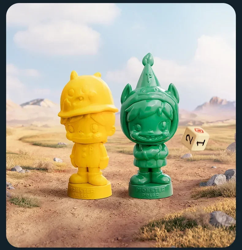 POP MART POLAR Monster Village Serie Blind Box – Süße Anime-Figuren, Ornamente, Überraschungsgeschenkpuppe – Originalspielzeug für Sammler